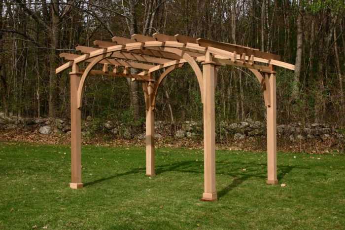 Modular pergola system