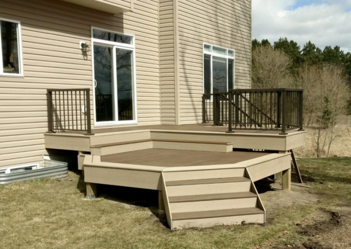 Trex deck platform